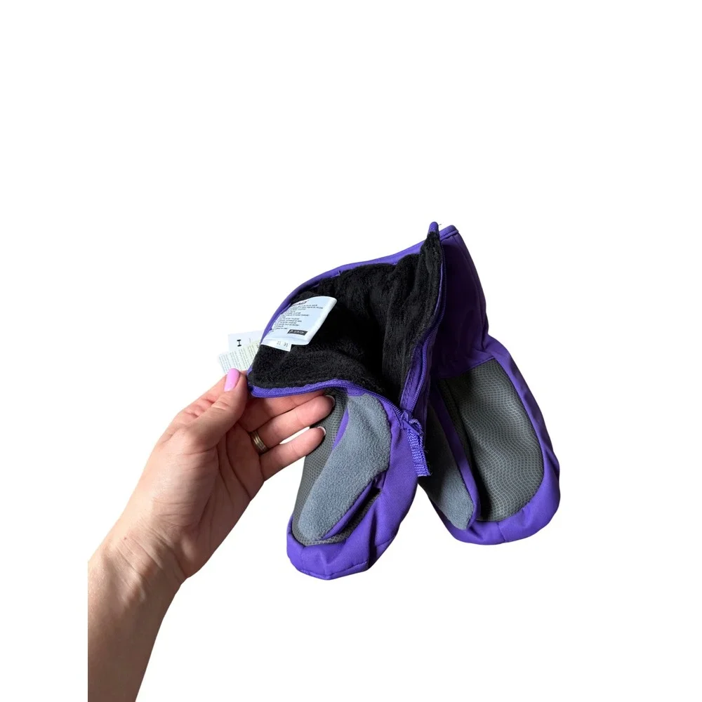 Head Winter Mittens Women NEW Insulation Purple Small